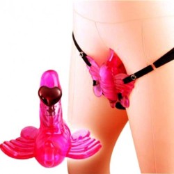 Butterfly Remote Control Strap On Vibrator