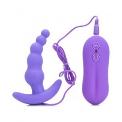 VIBRATING ANAL PLUG BEADS PROSTATE MASSAGER