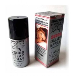 Deadly Shark 25000 Delay Spray for Men with Vitamin E